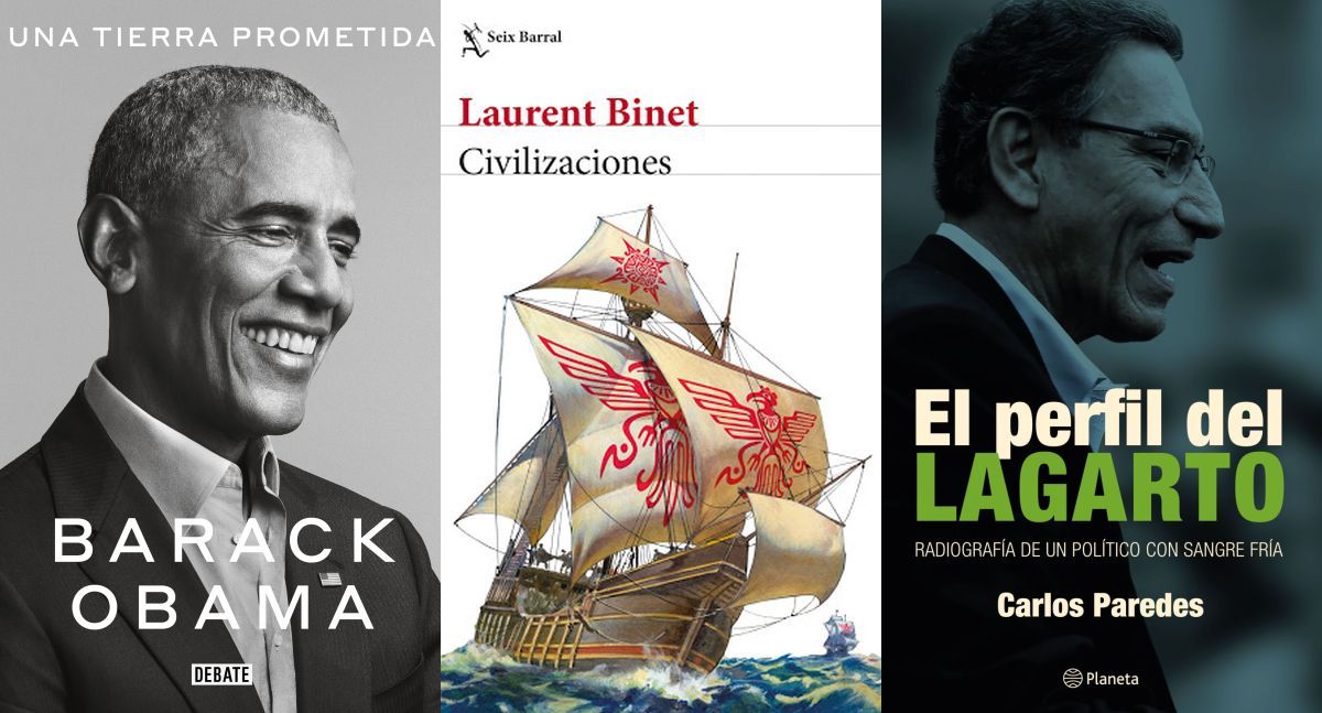 De Barack Obama a Martín Vizcarra, pasando por una novela sobre los incas conquistado Europa: estos son algunos de los libros más vendidos durante la pandemia.