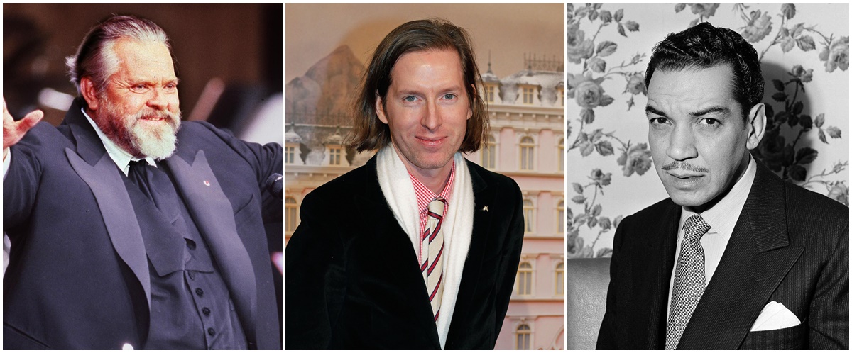 Orson Welles, Wes Anderson y Mario Moreno 'Cantinflas'. (Fotos: AFP - Pierre Guillaud / AP - Thibault Camus / AP - Carl Nesensohn).