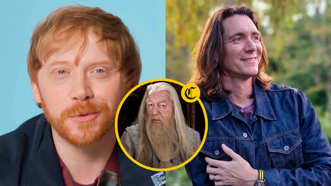 Rupert Grint y James Phelps recuerdan a Michael Gambon, el Dumbledore de Harry Potter | Foto: @jamesphelps_pictures (Instagram) / @rupertgrint (Instagram) / Composición EC