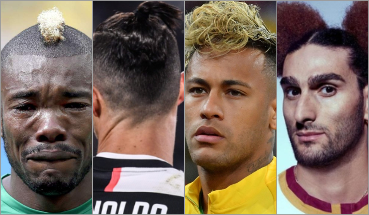 Peinados más raros de jugadores de fútbol Cristiano Ronaldo Neymar Pogba  y el top 15 de los looks más exóticos de futbolistas  FOTOS  FUTBOLINTERNACIONAL   DEPOR