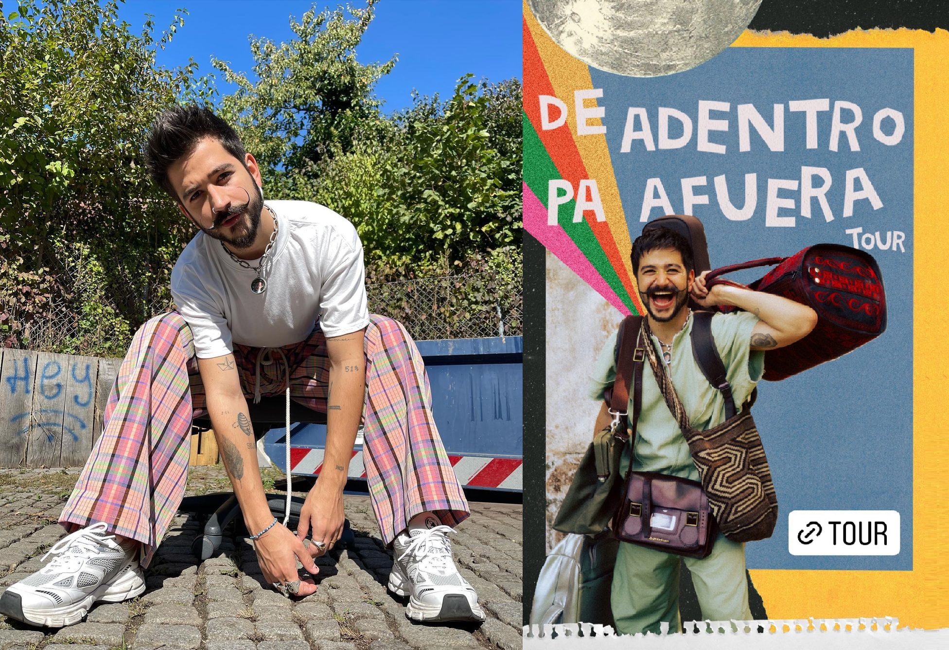 "El hecho es que, cuando Índigo llegó, llegaron canciones, ideas, proyectos, carcajadas, ganas de gritar, de bailar, de saltar, de viajar, de celebrar... con ustedes, obviamente", contó Camilo. (Foto: Instagram @camilo)