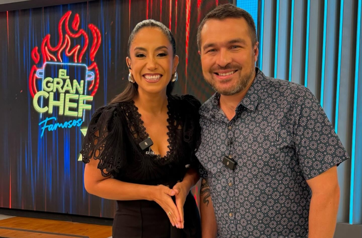 Nelly Rossinelli se despide de Giacomo Bocchio tras enterarse que no seguirá en “El gran chef famosos”. (Foto: Instagram)