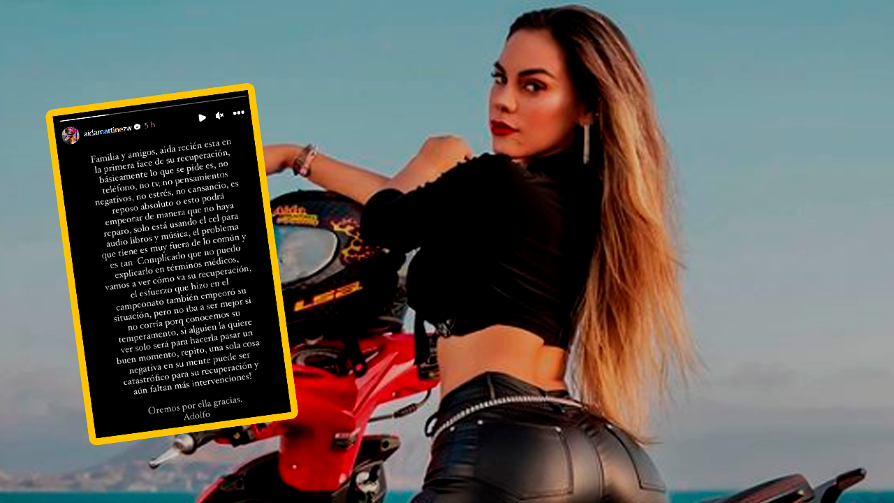 Aída Martínez se encuentra en delicado estado de salud, según su esposo Adolfo Carrasco | Foto: Cuenta de Instagram de Aída Martínez / Composición EC