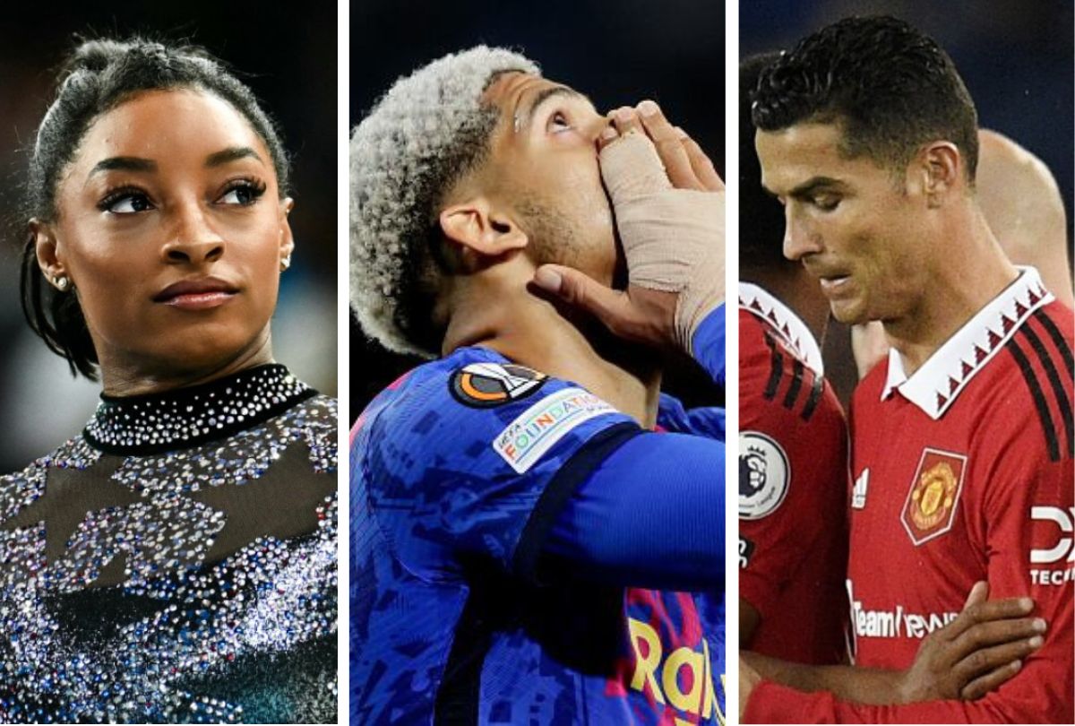 Simon Biles, Ronald Araujo y Cristiano Ronaldo son solo algunas superestrellas que han evidenciado lo importante que es la salud mental en los deportes de élite.