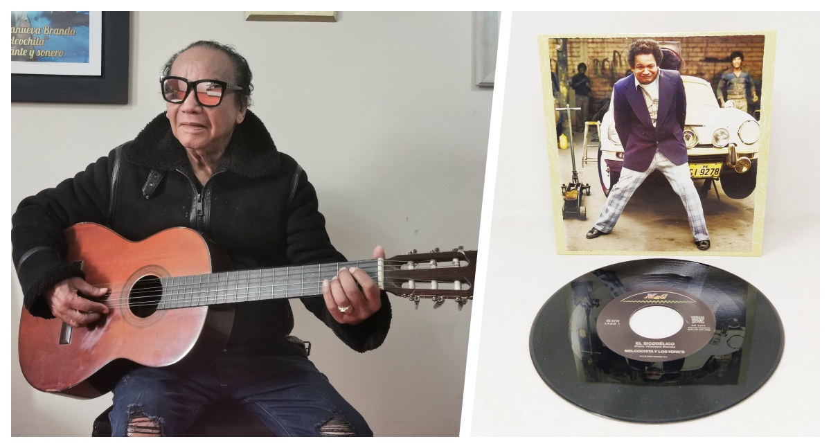 Melcochita (87) recuerda cómo se animó a incursionar en el rock con la banda Los York's. (Fotos: Juan Carlos Fangacio/Discos MAG)