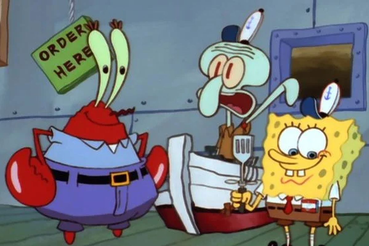 Bob Esponja La Verdadera Razon Por La Que Plano El Lenguado Queria Golpear A Bob Flatts Platija Spongebob Squarepants Series De Nickelodeon Nick Nnda Nnlt Fama Mag