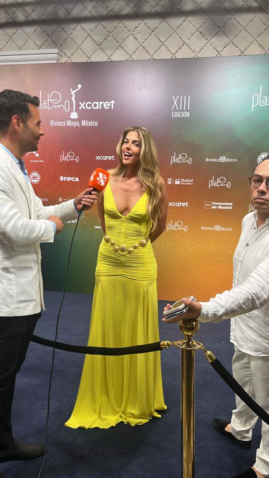 Stephanie Cayo, actriz peruana, se hizo presente en la gala. El Comercio habló con ella en exclusiva para Perú. Muy pronto, los detalles. Foto: Sonia del Águila/ El Comercio.