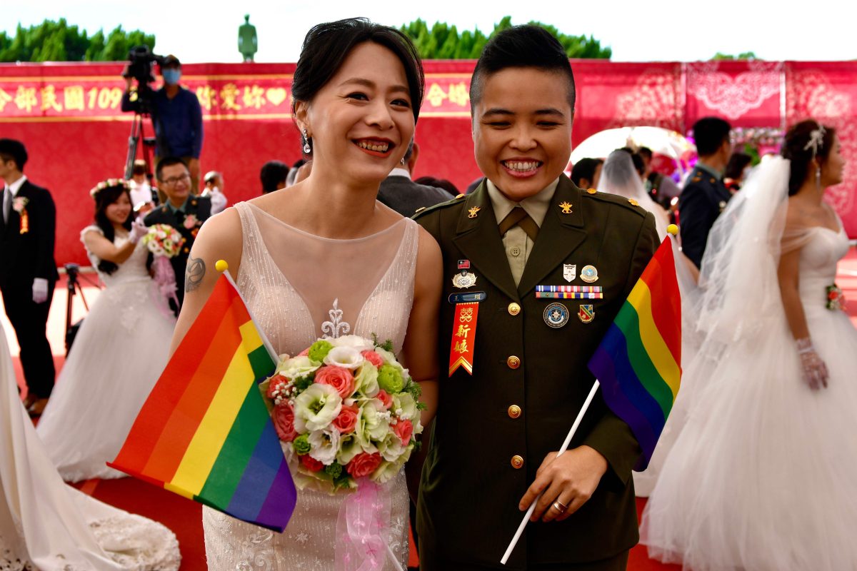 Taiwán Wang Yi Meng Yumi Un “sí, quiero” histórico Así fue la primera boda homosexual en el ejército País China FOTOS VIDEO NNDC MUNDO EL COMERCIO PERÚ foto