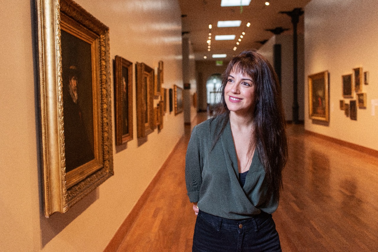 Inés Hernández es educadora, antropóloga y gestora cultural. “Es admirable el trabajo anónimo de directores de museos que hacen todo para sacar adelante sus ideas”. En esta foto: el @museodeartelima. (Foto: Omar Lucas)
