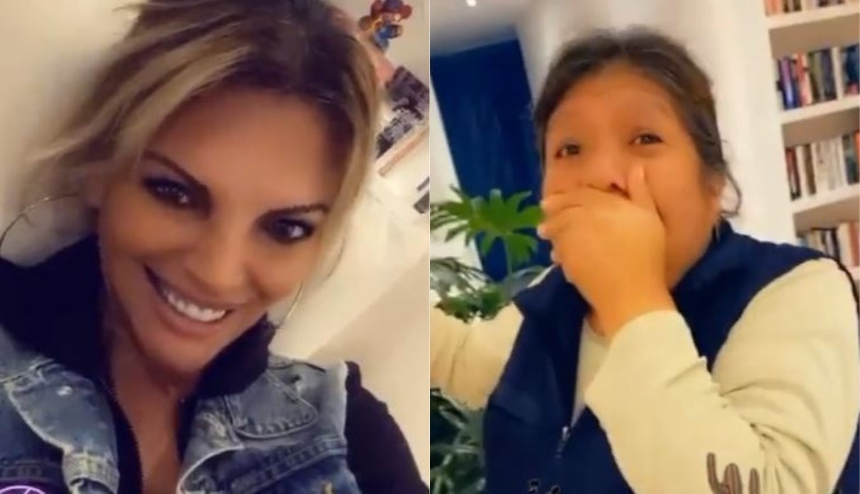 Jessica Newton conmueve a su nana con detalle por su cumpleaños. (Foto: @jessicanewtonoficial)