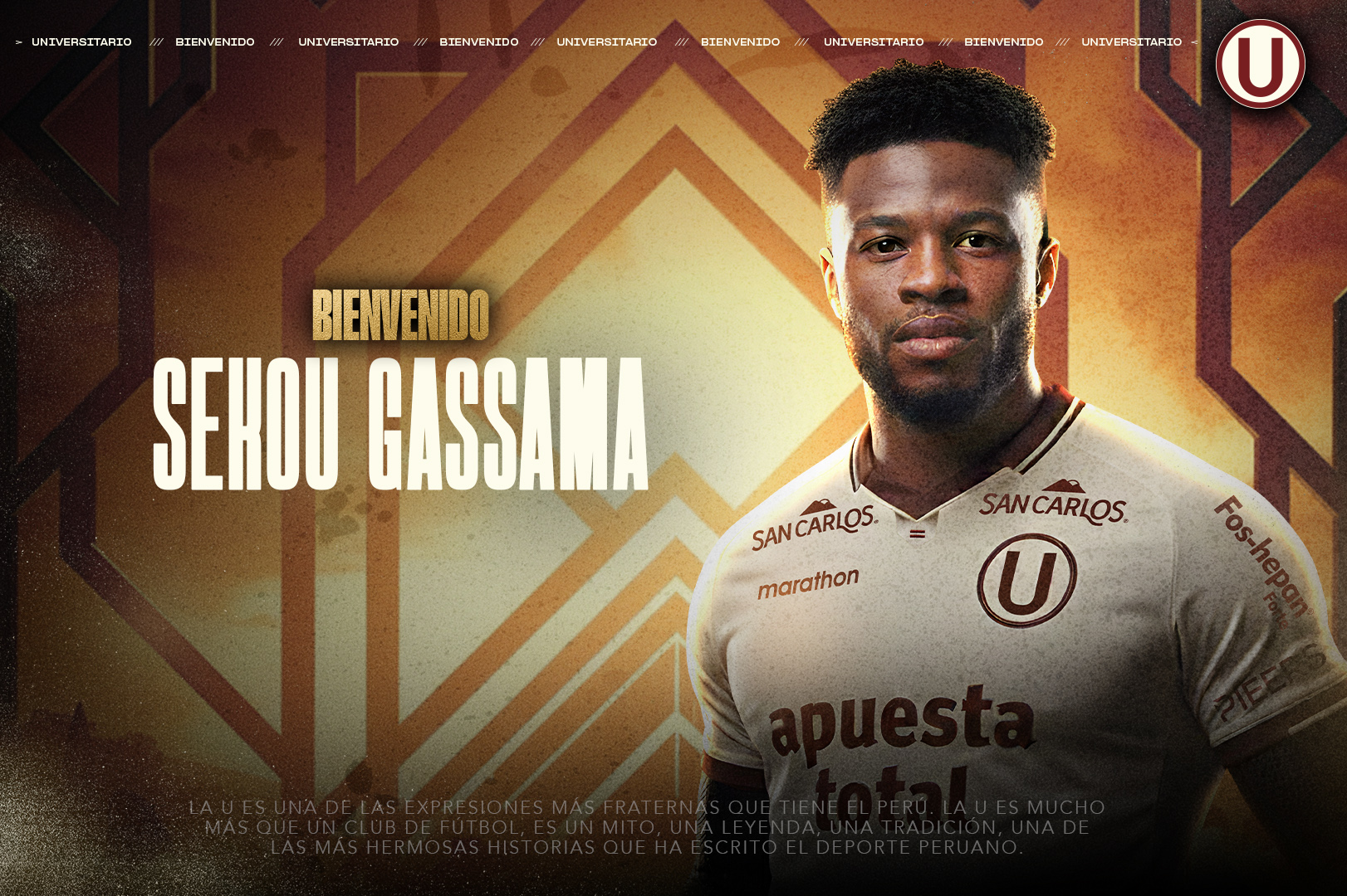 Sekou Gassama tuvo su mejor campaña en la 2023/24: 9 goles en 27 partidos con Anorthosis de Chipre. (Foto: @Universitario)