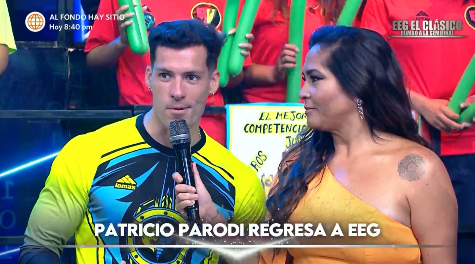 "Esto es guerra": Patricio Parodi regresa al programa y Katia Palma le da bienvenida | Foto: Difusión