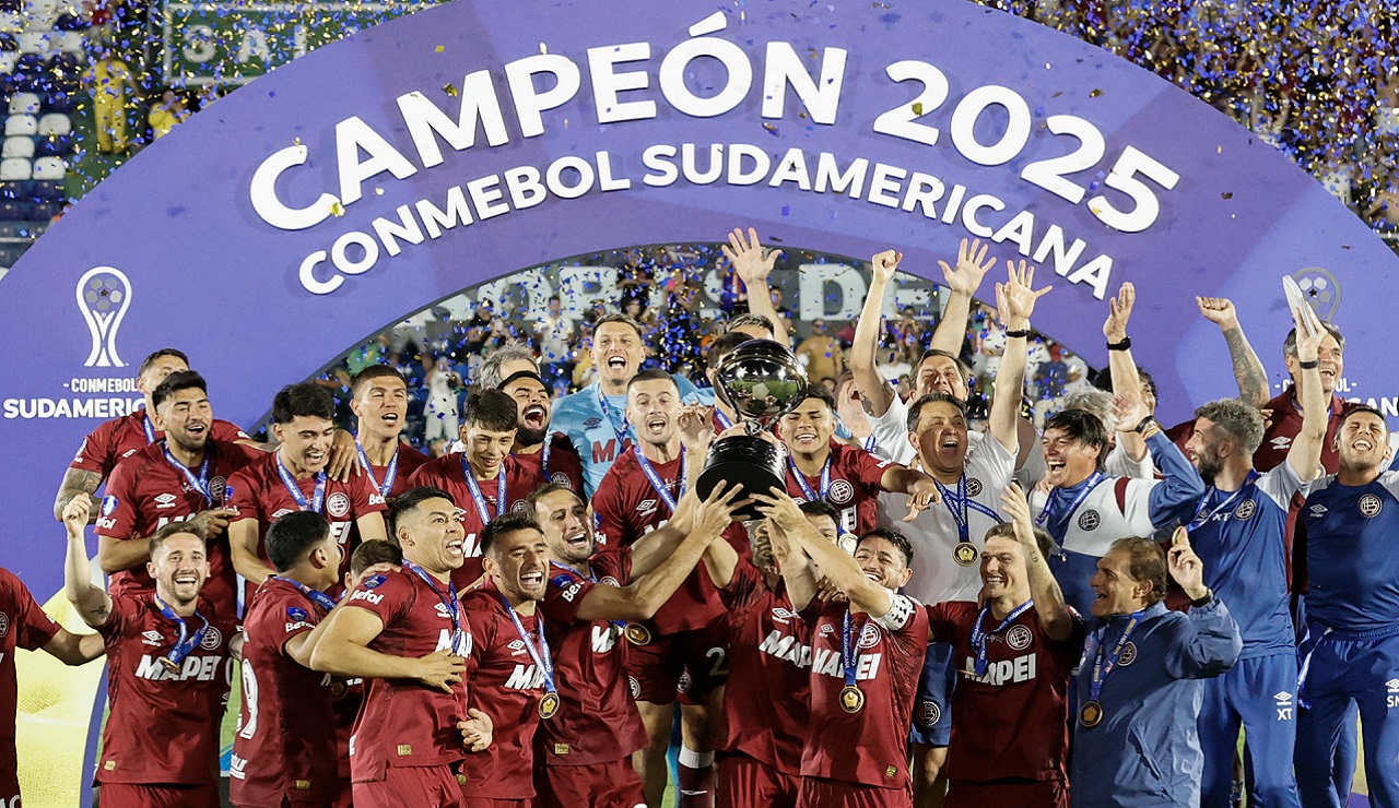 Lanús venció a Atlético Mineiro en la final de la Copa Sudamericana 2025. (Foto: EFE)