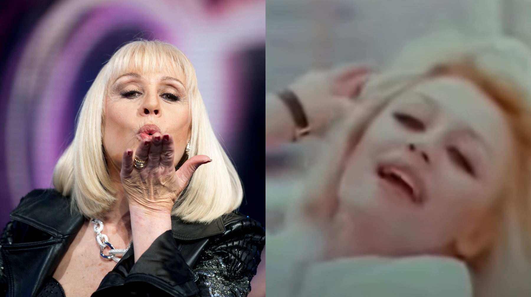 Raffaella Carrà grabó 25 álbumes de estudio. Ella falleció a los 78 años. Fotos: AP/ YouTube.