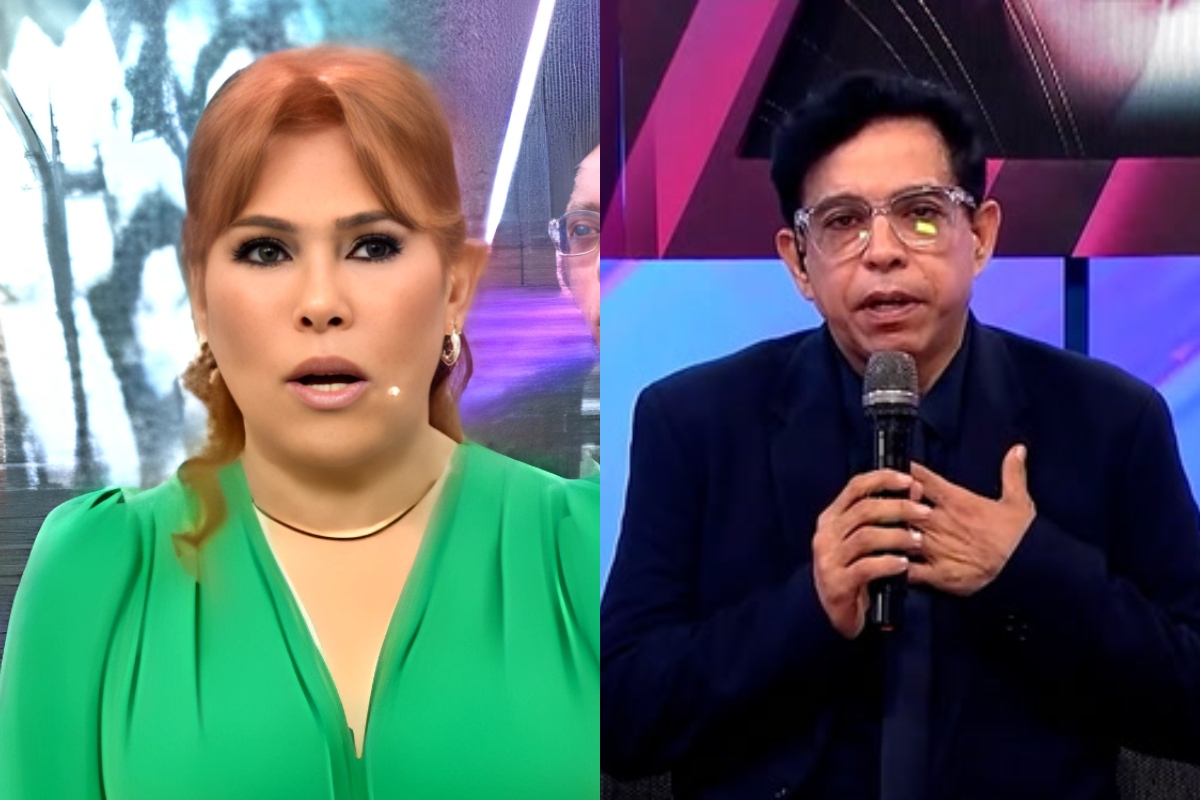 Magaly Medina señaló que América Noticias eligió a Ernesto Pimentel para limpiar su imagen durante homenaje a Yola Polastri. (Foto: Composición)