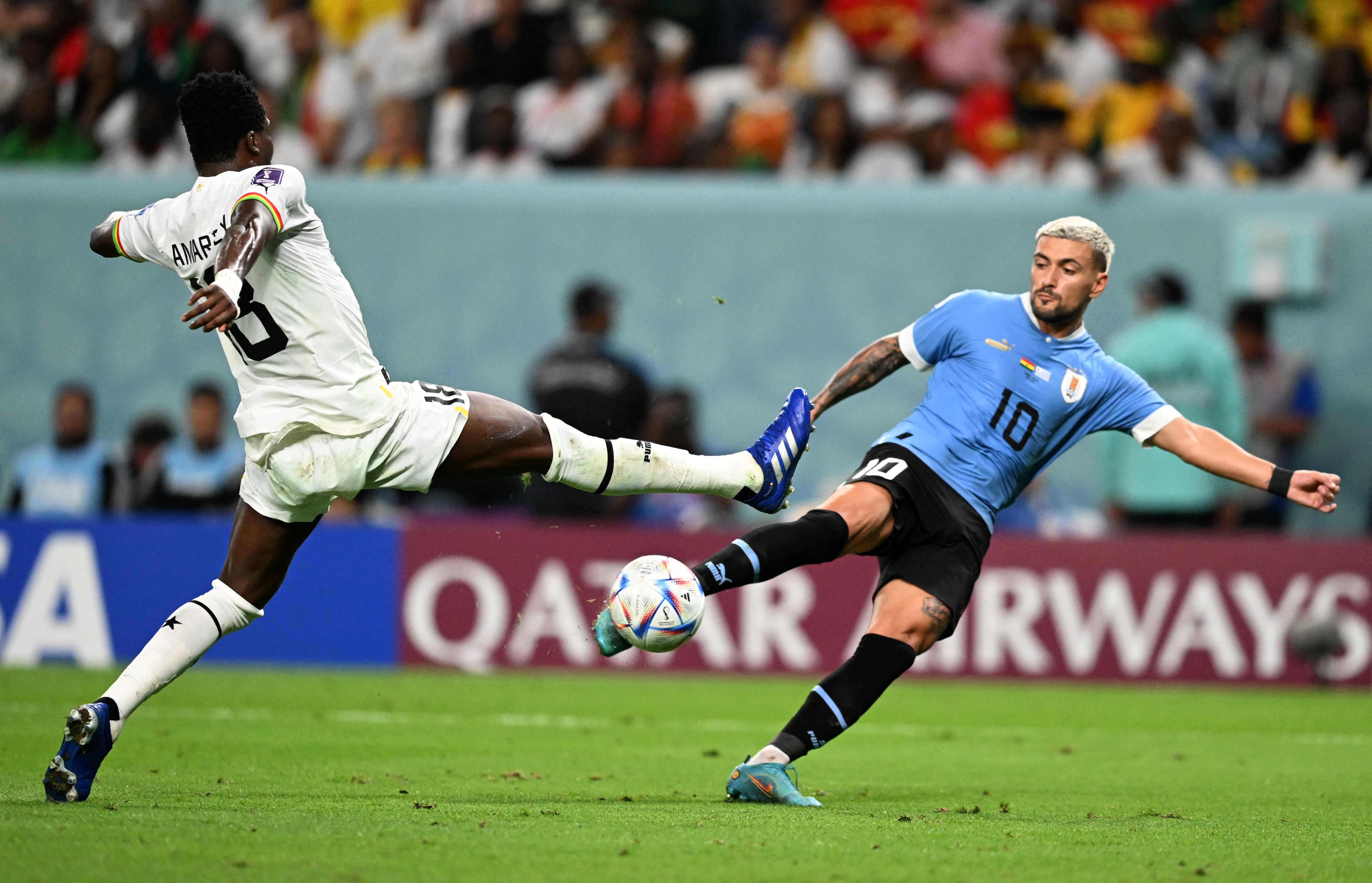 Selección Uruguaya on X: 🇺🇾 ¡𝙃𝙊𝙔 𝙅𝙐𝙀𝙂𝘼 𝙐𝙍𝙐𝙂𝙐𝘼𝙔!  #LaCeleste va por todo en la @FIFAWorldCup. 🆚 Ghana 🕜 18h (QAT) 12h (UY)  #ElEquipoQueNosUne  / X