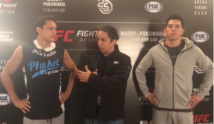 Humberto Bandenay Y Jesús Pinedo Listos Para Sus Combates En El UFC ...