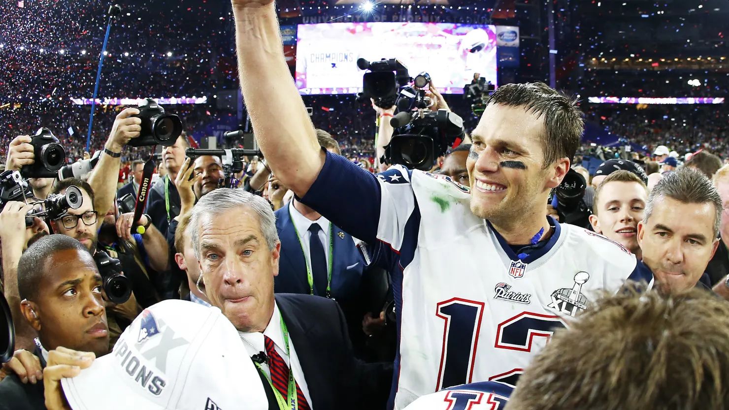 Brady fue la figura del Super Bowl 2015 entre ambos equipos. (Foto: Getty Images)