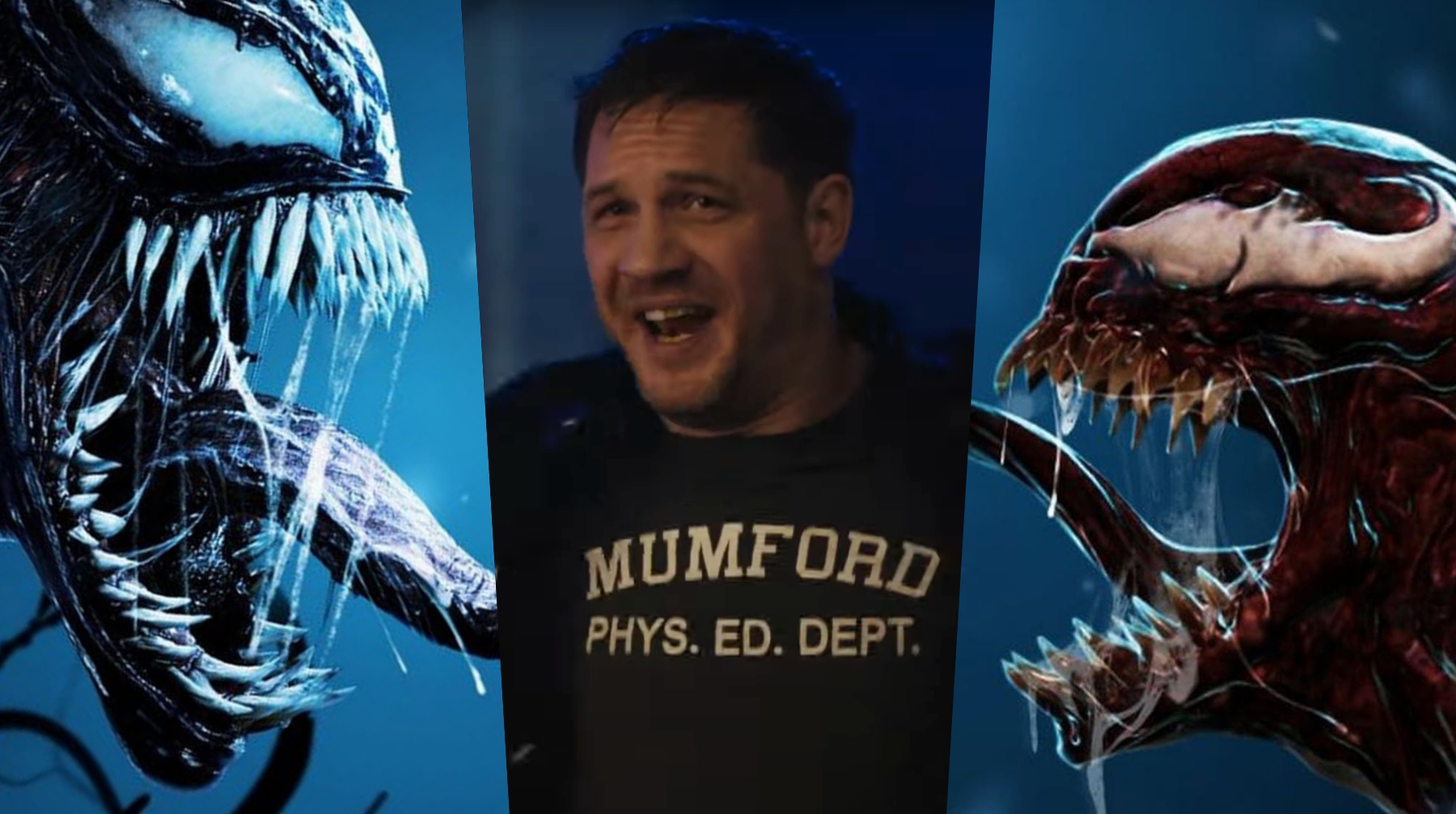 "Venom: Let There Be Carnage" lanzó su  nuevo tráiler con imágenes de la lucha entre Eddie Brock y Cletus Kasady. Foto: Sony Pictures.