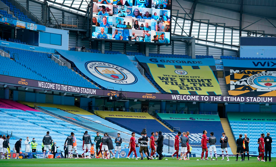 Manchester City le hizo un 'pasillo de honor' al Liverpool | Foto: AFP/EFE/AP
