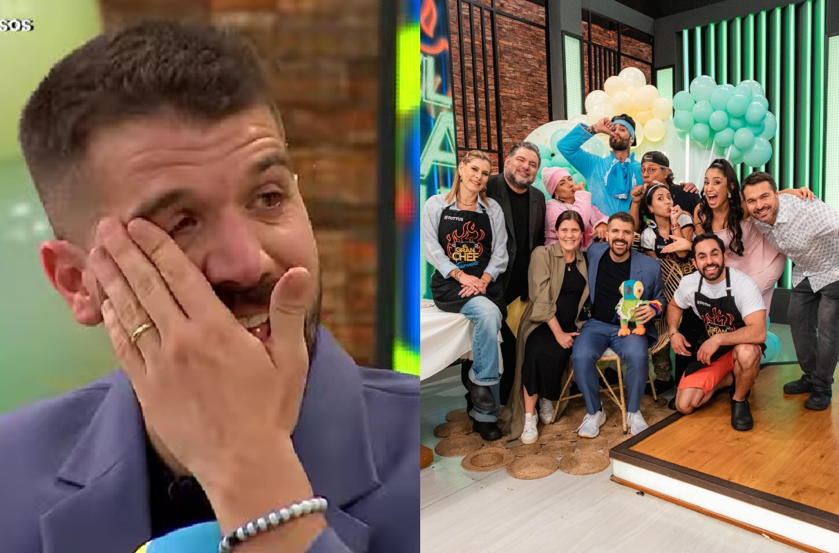 José Peláez se emociona hasta las lágrimas con sorpresa de su esposa. (Foto: Captura de video / IG)