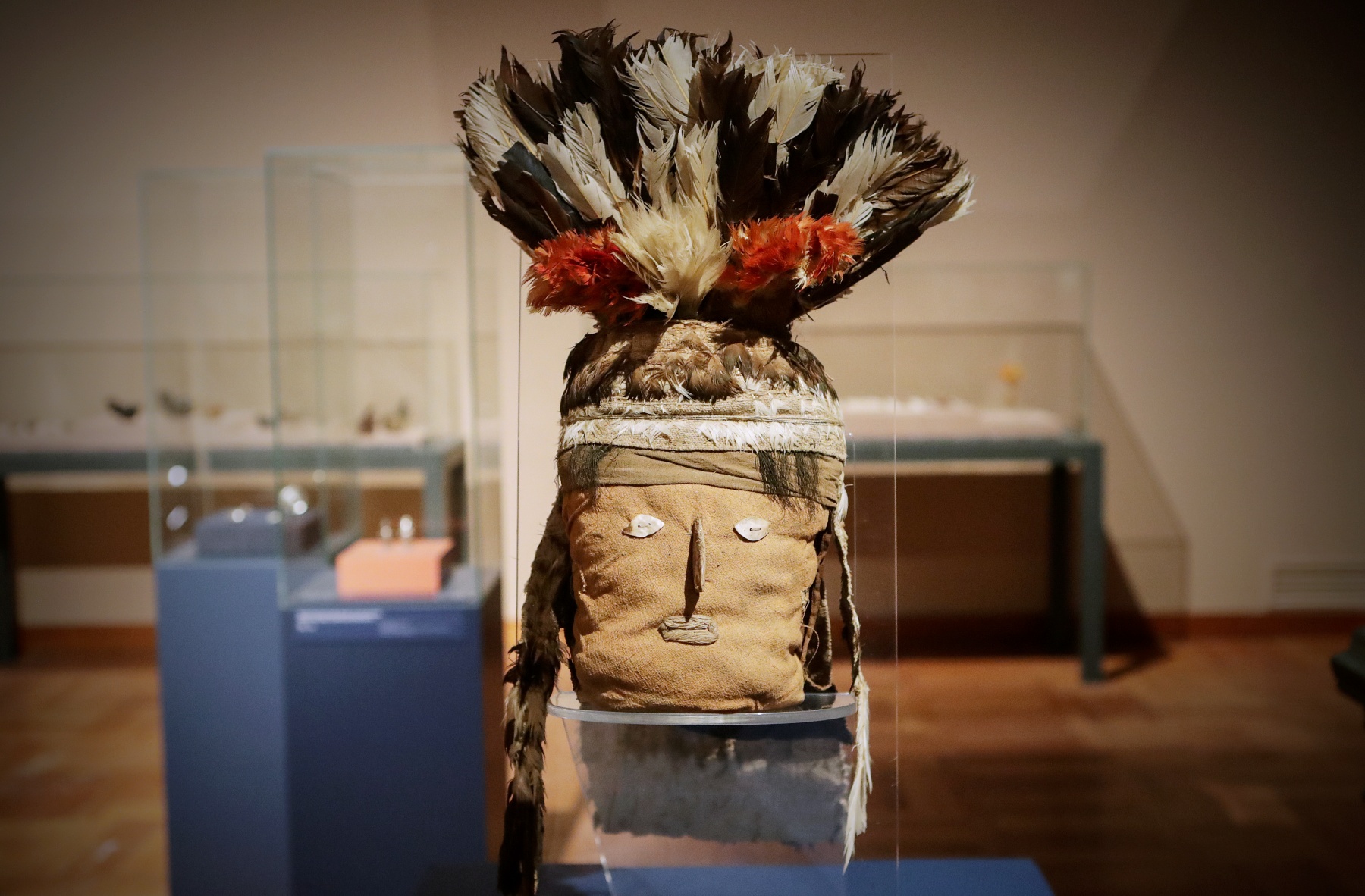 Una de las piezas que se exponen en el MALI como parte de la muestra "Incas".