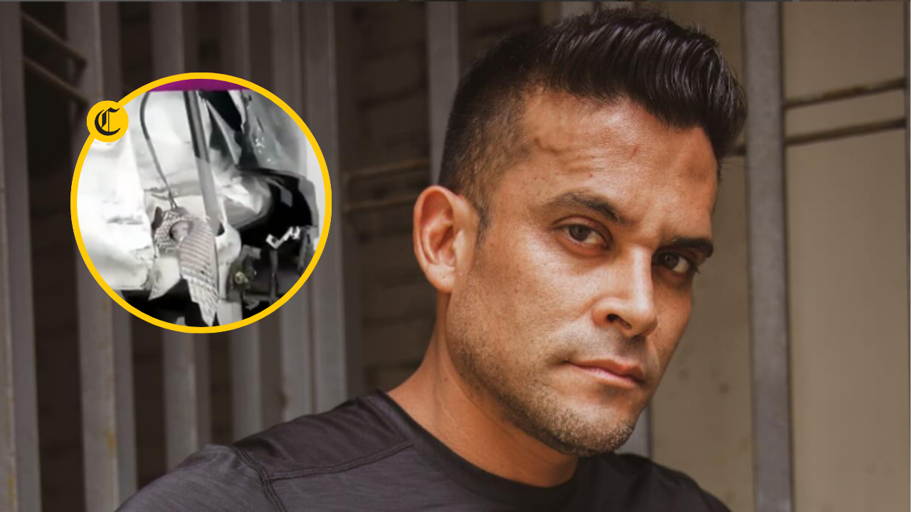 Christian Domínguez sufrió grave accidente de tránsito y auto queda destrozado | Foto: Instagram / Panamericana TV (Captura)