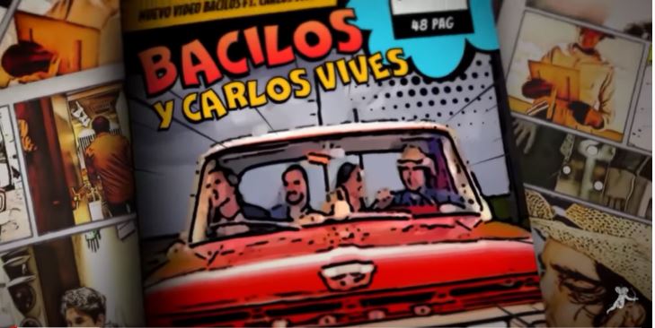 Bacilos presentó video de nueva versión de “Caraluna” con Carlos Vives. (Foto: Captura de YouTube)