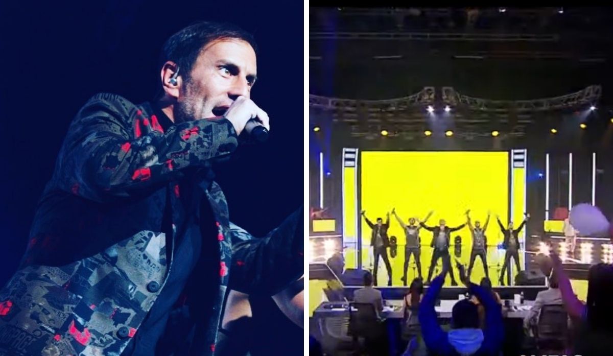 Mauri Stern no quedó satisfecho con la presentación de los imitadores de Menudo. (Foto: @mauri_stern_music / Captura Latina)