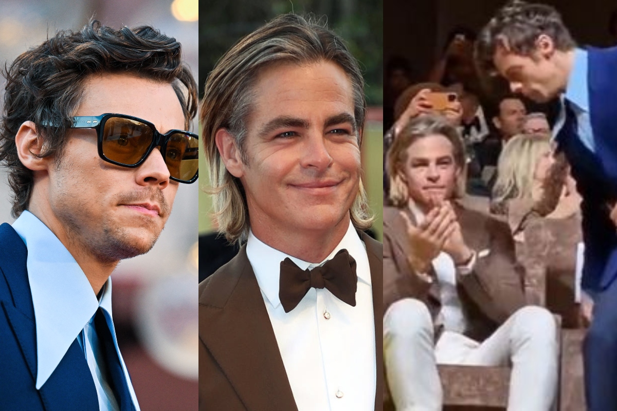 Harry Styles y Chris Pine protagonizaron uno de los momentos más incómodos del Festival de Venecia. (Foto: AFP/Captura YouTube).