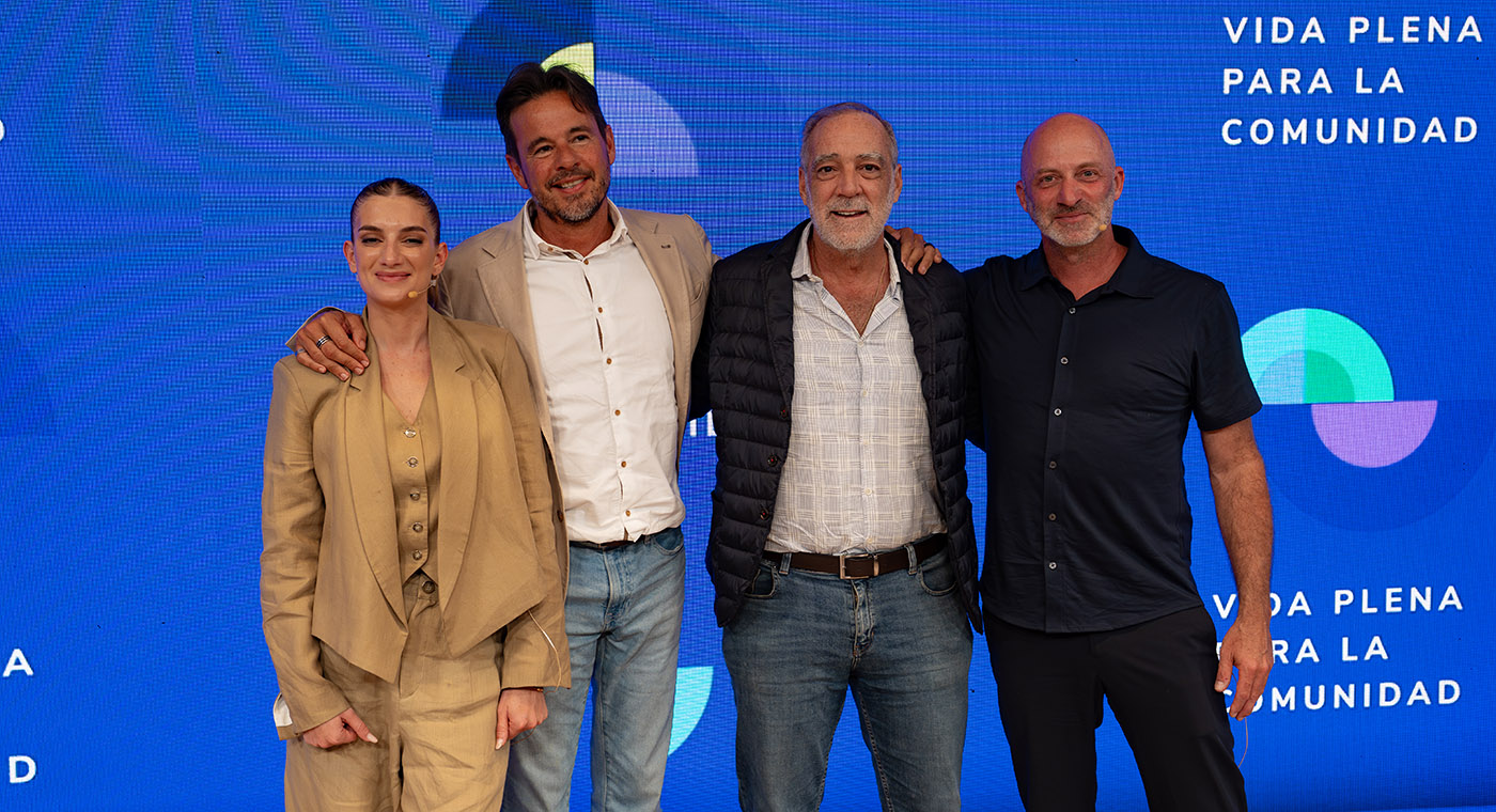 Cristian García Sarubbi, Director General del Grupo OSDE, y Martin Pochat, Presidente del Grupo OSDE asistieron a la charla de la Fundación.