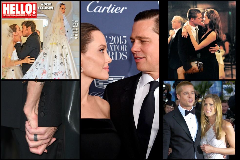 El amor Angelina Jolie y Brad Pitt en 40 imágenes