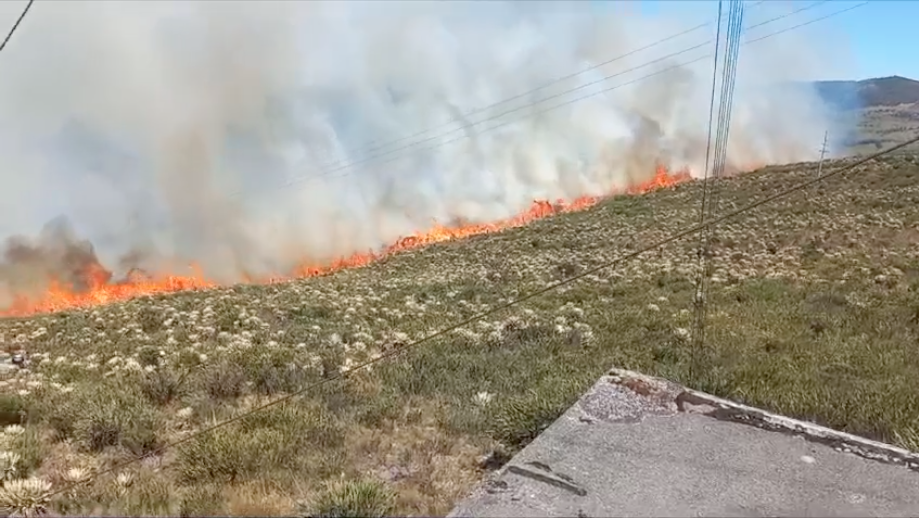 Incendio en el Páramo de Berlín ya está controlado en un 98%
