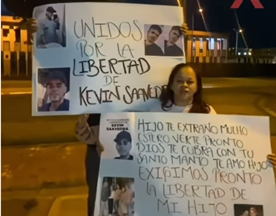 Madre de Kevin José Saavedra Basallo pidió su liberación
