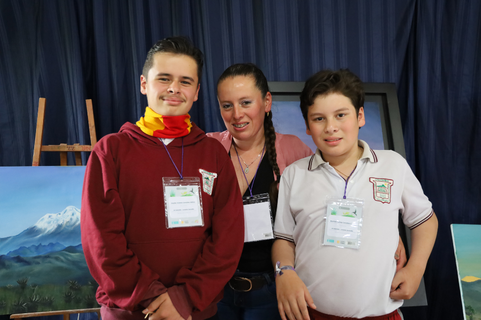 Viviana, Deiver y Andrés
