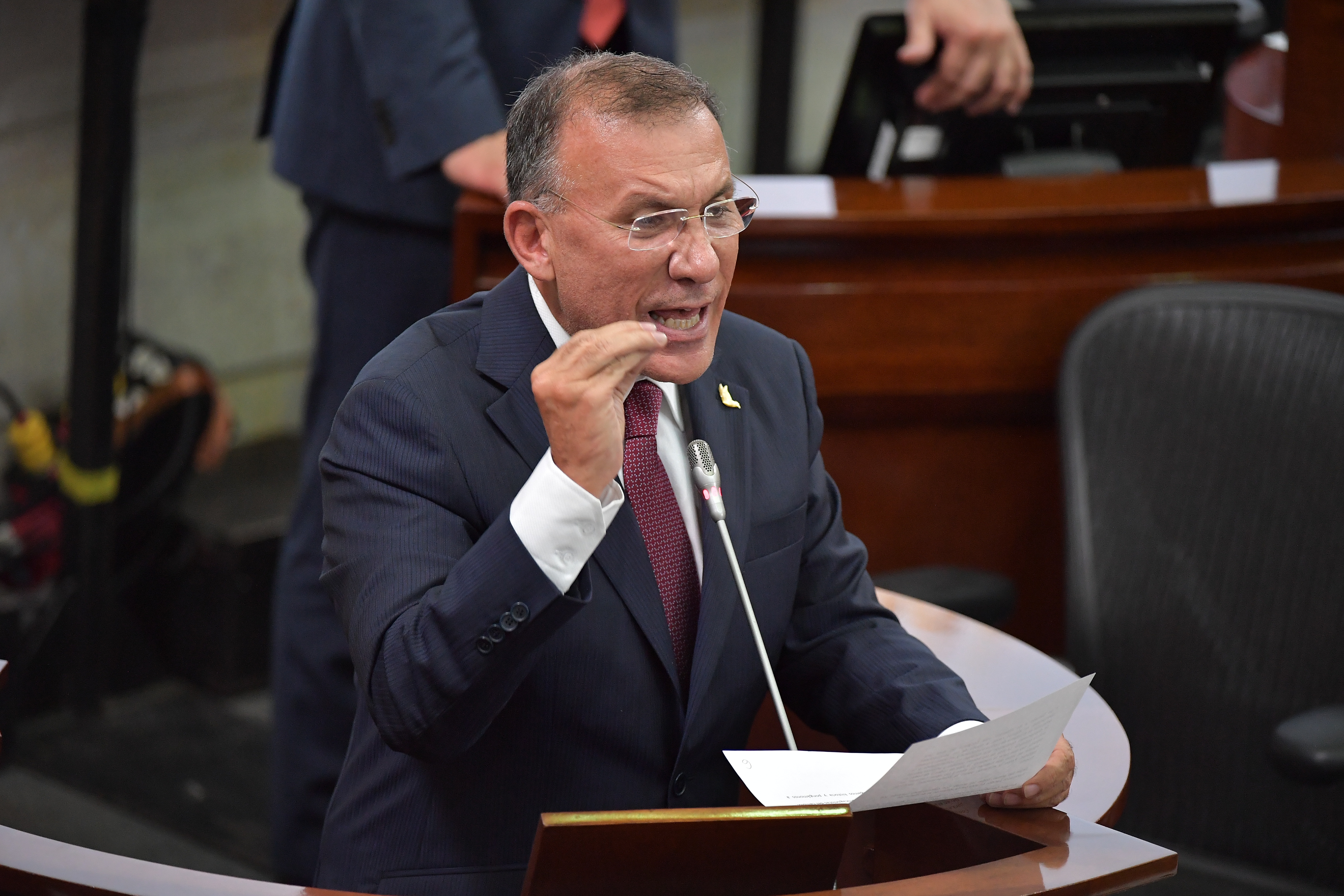 Senador electo para el período 2022-2026, durante la elección como Presidente del 2022-2023 de esta corporación.