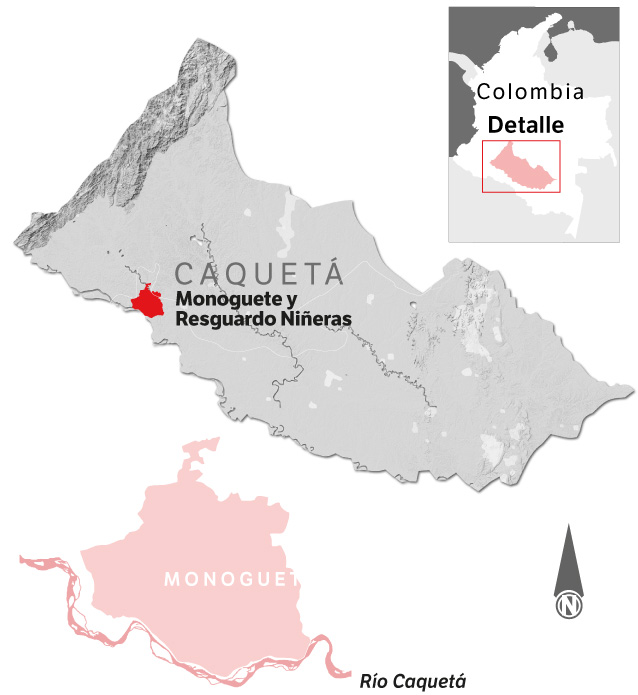 Mapa de Caquetá