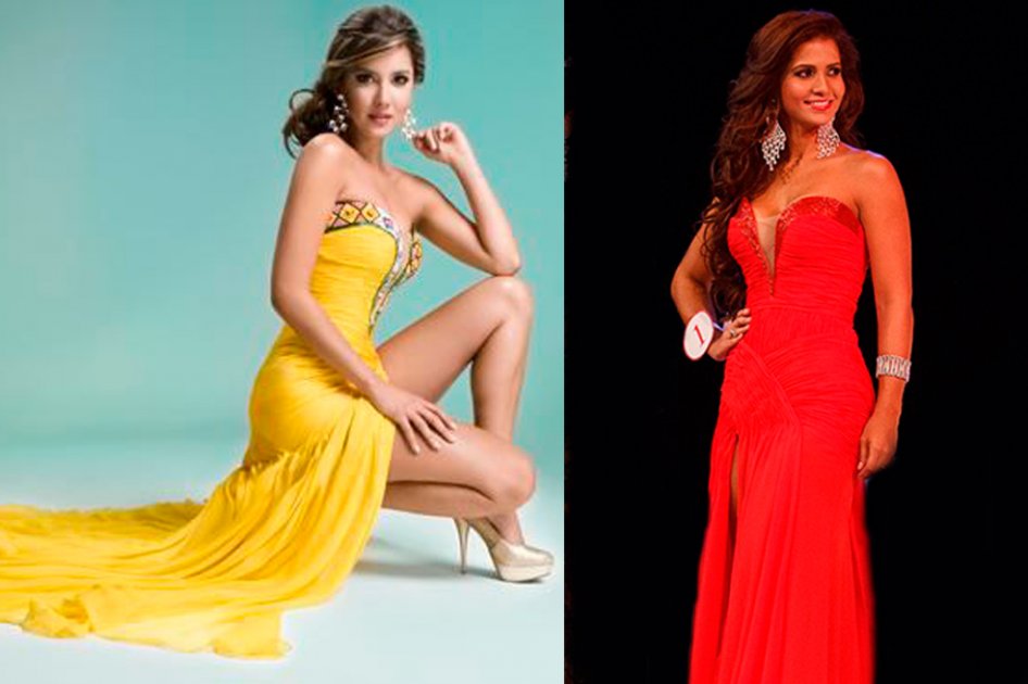 Señora Universo y Señorita Colombia pelean por un vestido