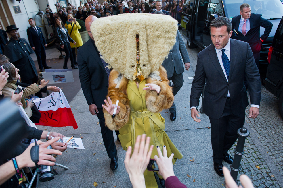 Lady Gaga, al mejor estilo de Bob Esponja