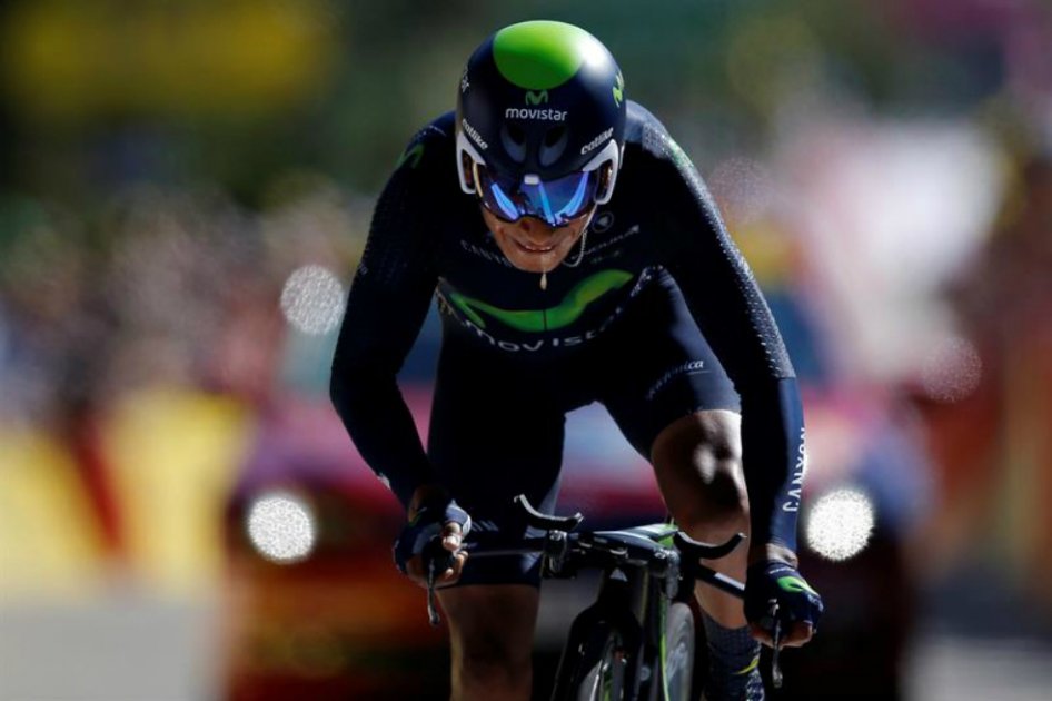 Nairo Quintana, ciclista colombiano del Movistar Team. / EFE