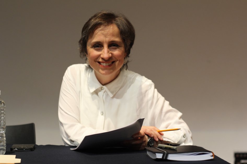 Carmen Aristegui está luchando por su derecho a la libre expresión. / AFP