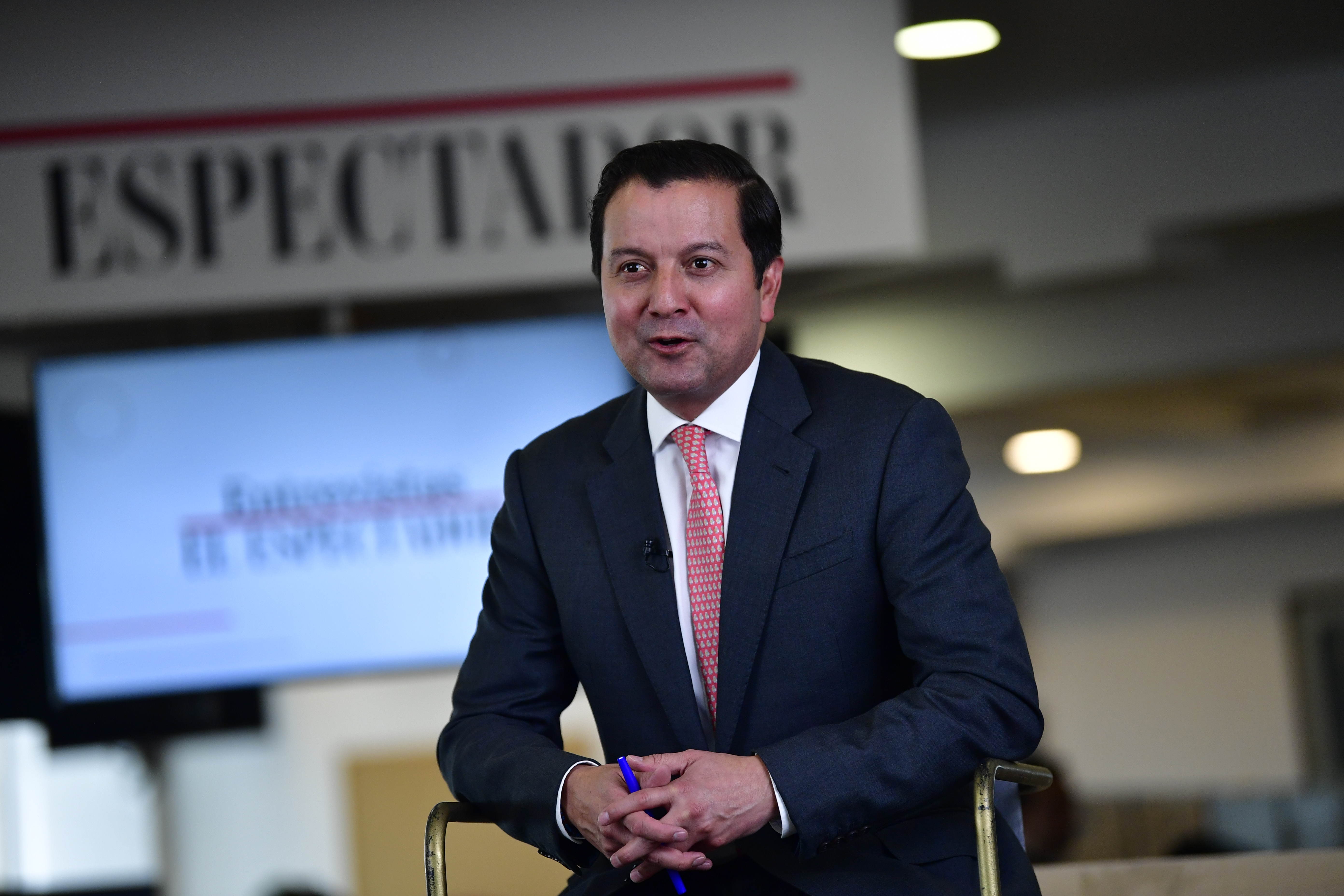 Exsenador y precandidato presidencial durante entrevista para El Espectador