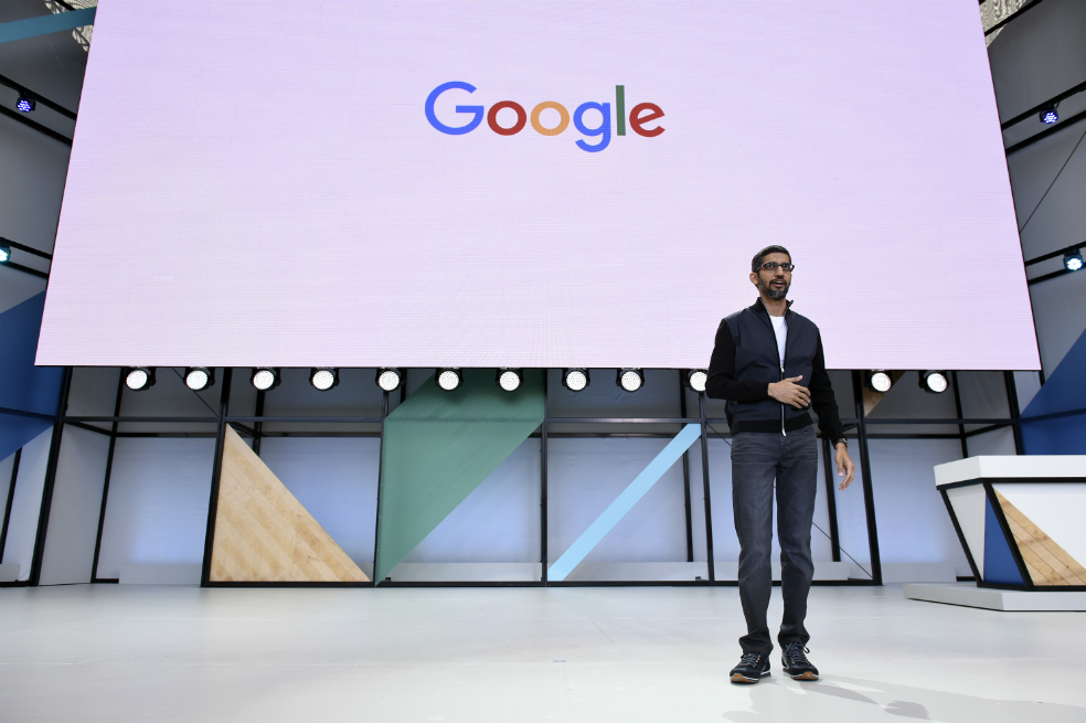 Sundar Pichai, CEO de Google. / Bloomberg