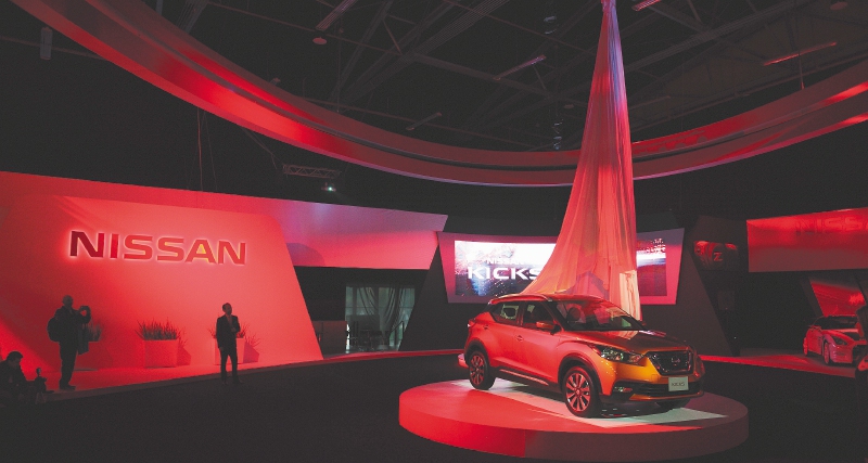 Los pabellones de Nissan, Ford, Chevrolet y Mercedes-Benz fueron diseñados con parámetros internacionales. / Mauricio Alvarado 