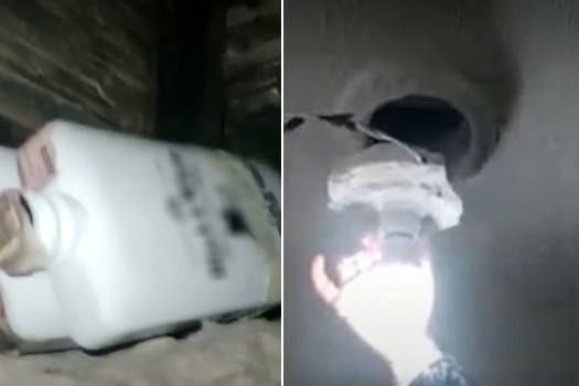 Whisky y celulares encaletados en un techo: lo que halló el Inpec en La Picota