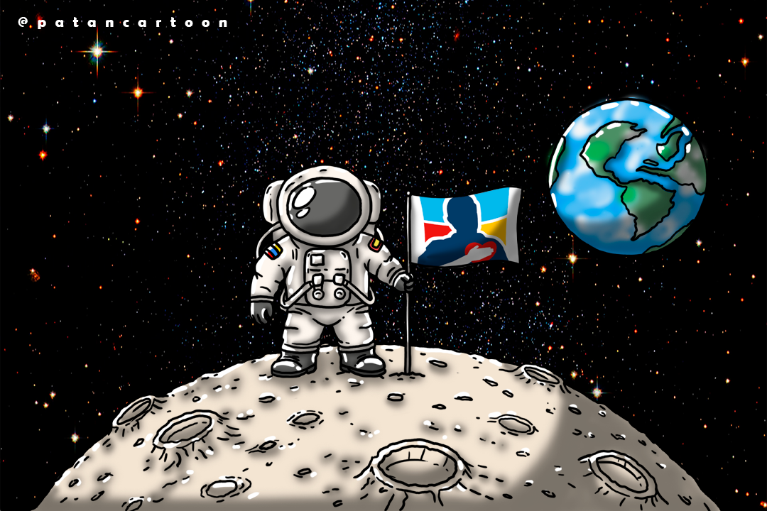 En la luna