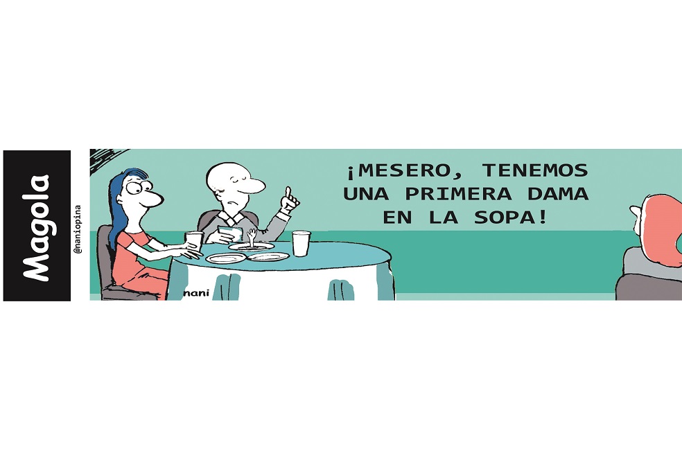Hasta en la sopa