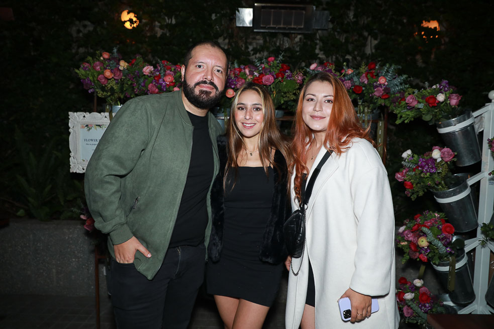 Saúl Mejía, Nana Gallo y Katerin Merchán