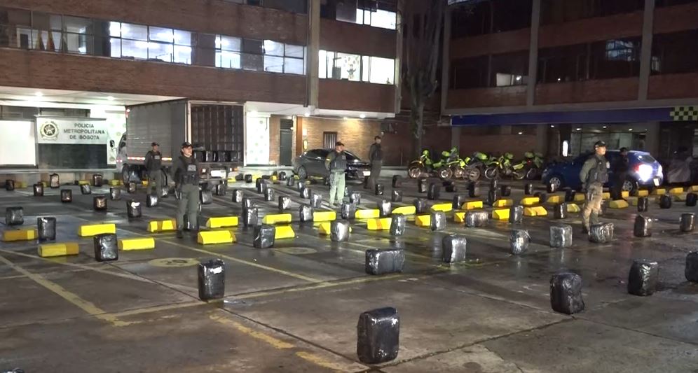 Incautan 700 kilos de marihuana, que estaban listos para vender en Bogotá