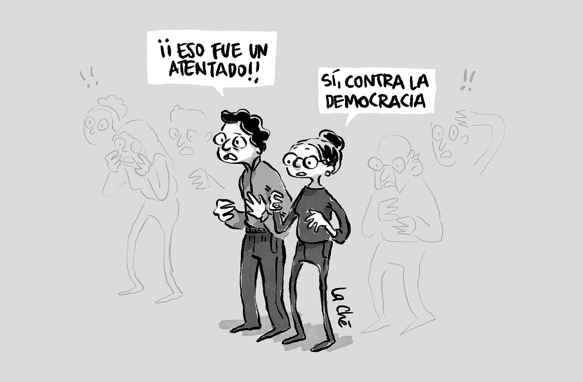 Atentado contra la democracia